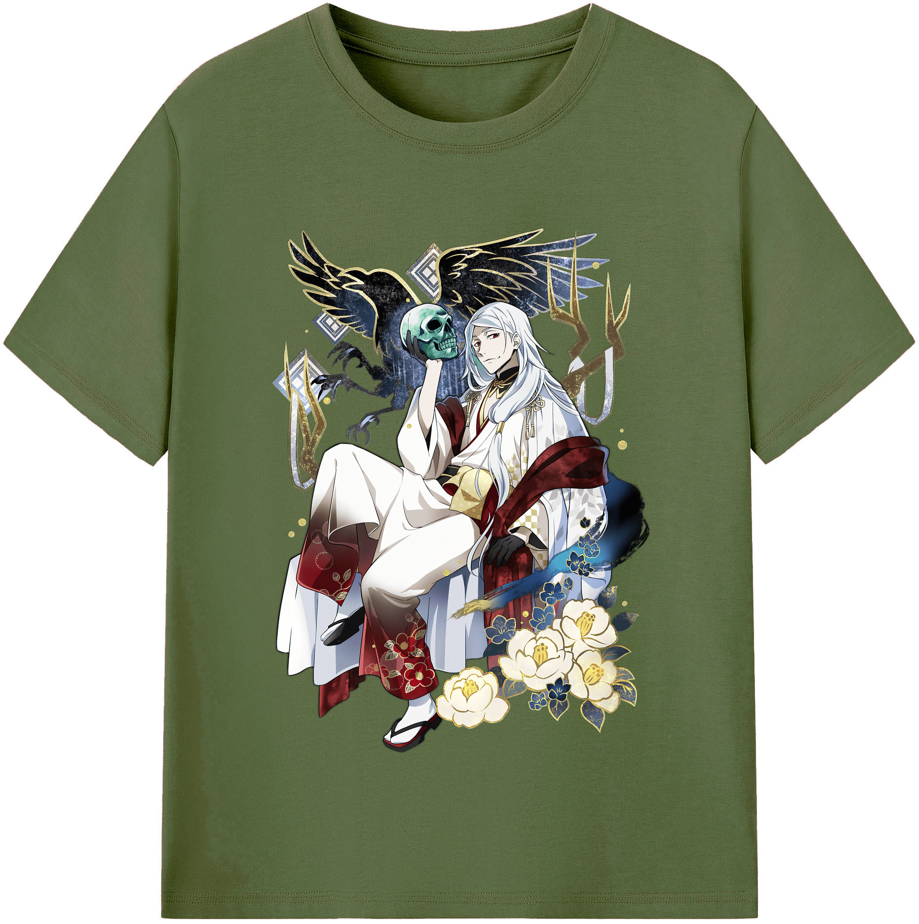（画像用） 文豪ストレイドッグス Bungo Stray Dogs 綿100％半袖Tシャツ（フロントプリント）